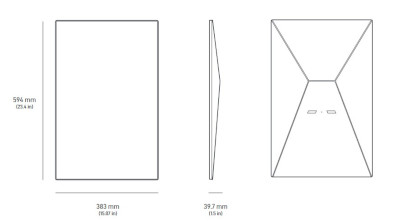 Starlink Standard Kit V4 / Gen3 - dimensions antenna